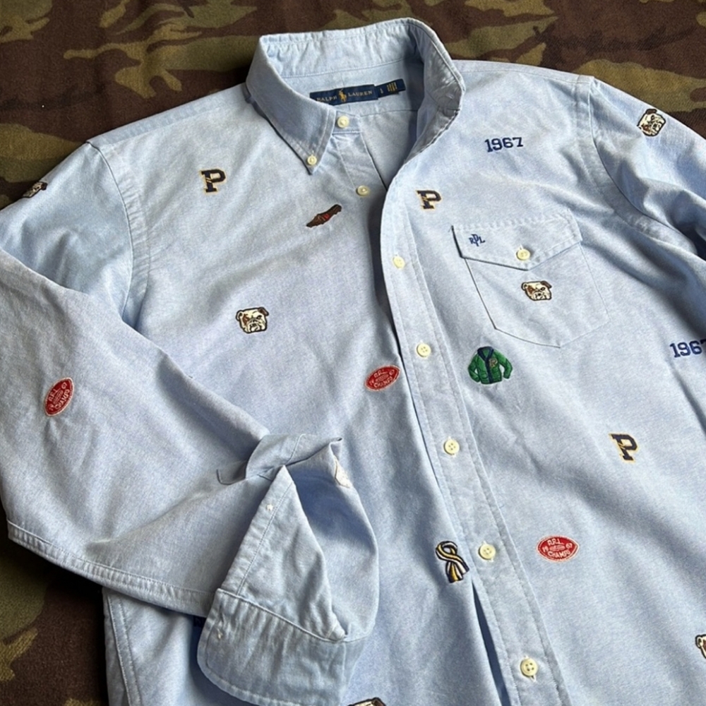 Polo Ralph Lauren University Oxford Sz L - Picture 2 of 6